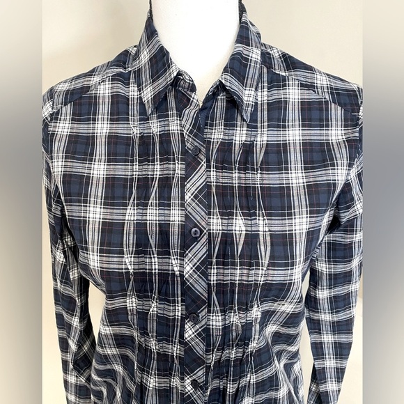 Eddie Bauer Plaid Blouse - Picture 1 of 10